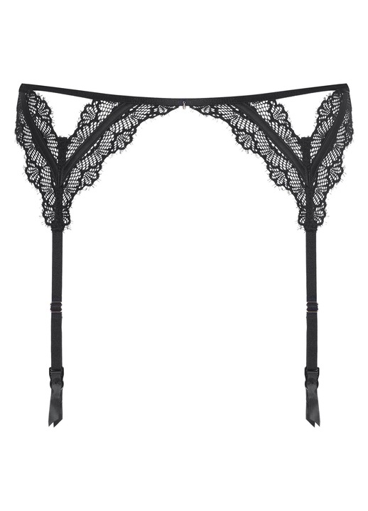 Jartiera Bonjour Esotiq, negru L/XL