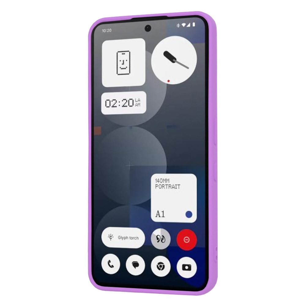 Husa de protectie Soft Flex Silicone pentru Nothing Phone (3a) Pro, Purple