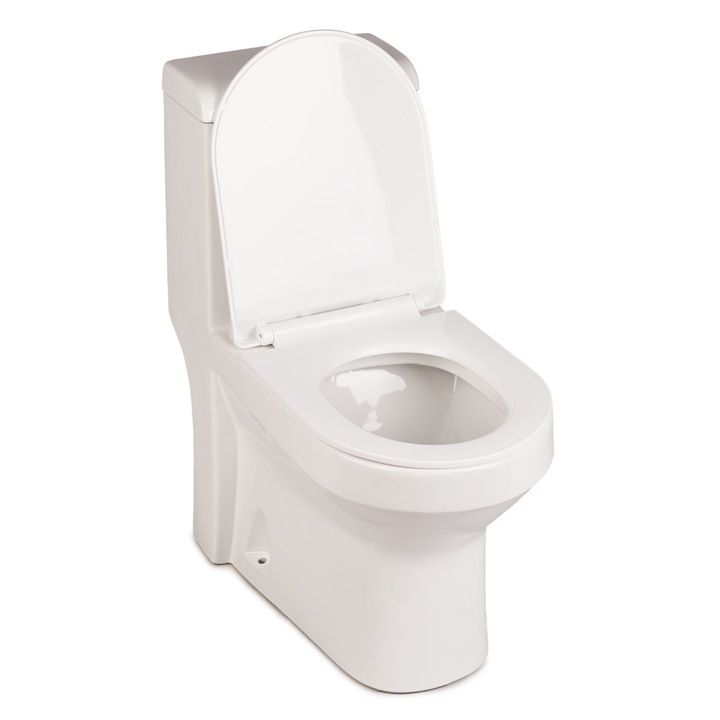 Set vas wc si capac soft close alb