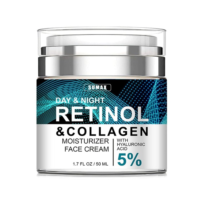 Crema avansata de retinol de colagen cu 5% acid hialuronic, anti-contaminanti, crema anti-imbatranire, potrivita pentru toate tipurile de piele