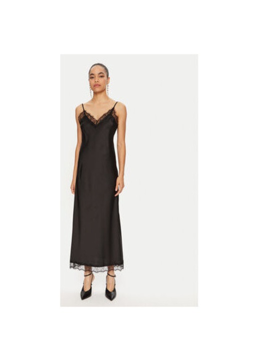 Дамска рокля, Ринасименто, 304891045, Полиестер, Черен, Черен, M