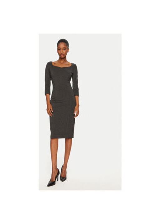 Rochie dama, Rinascimento, 305018311, Viscoza/Poliamida, Gri, Gri, L