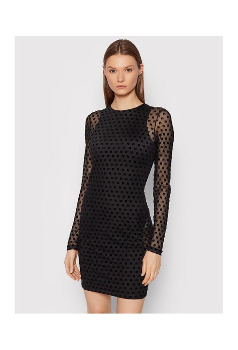 Női ruha, Rotate, 209821765, Poliészter, Fekete, Fekete, 38