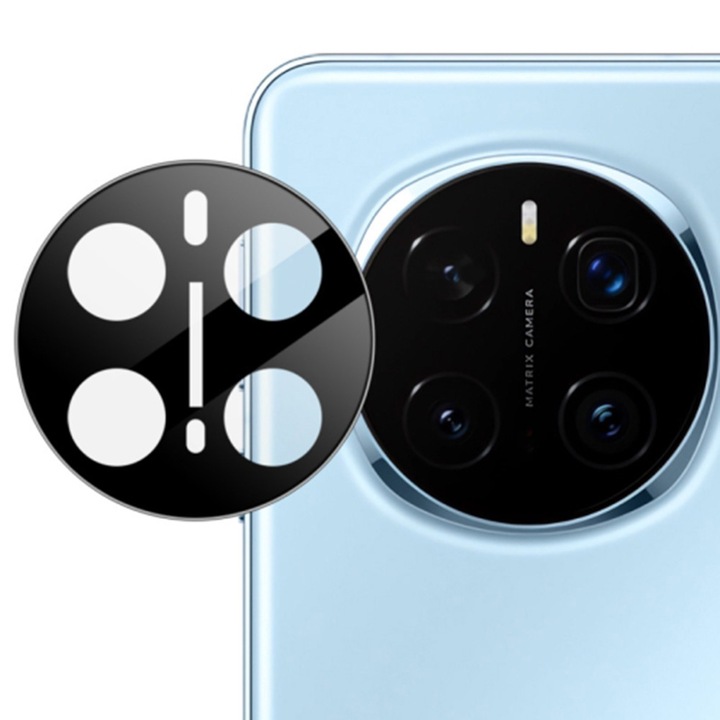 Folie Camera pentru Honor Magic7 Pro - Techsuit Full Camera Glass - Black