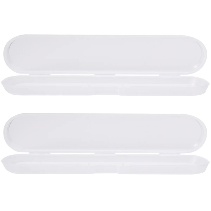 Cutie pentru termometru YANYXR BCS2925283, set 2 buc, din plastic transparent, 14,5 x 3 x 1,5 cm