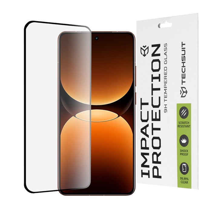 Стъклен протектор за Realme GT 7 Pro - Smartphosis 111D - Черен