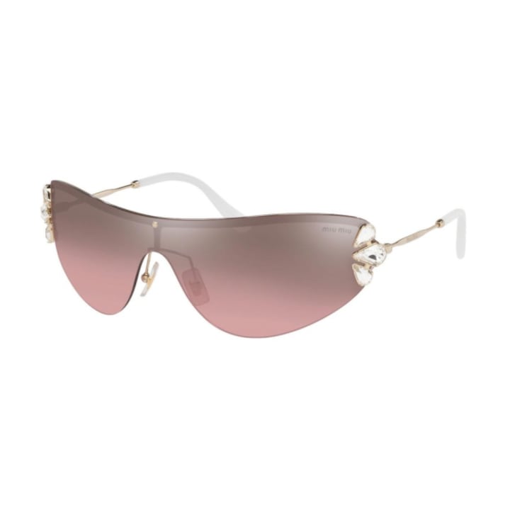 Ochelari de soare Miu Miu MU66US ZVN7L1, pink gold, unisize