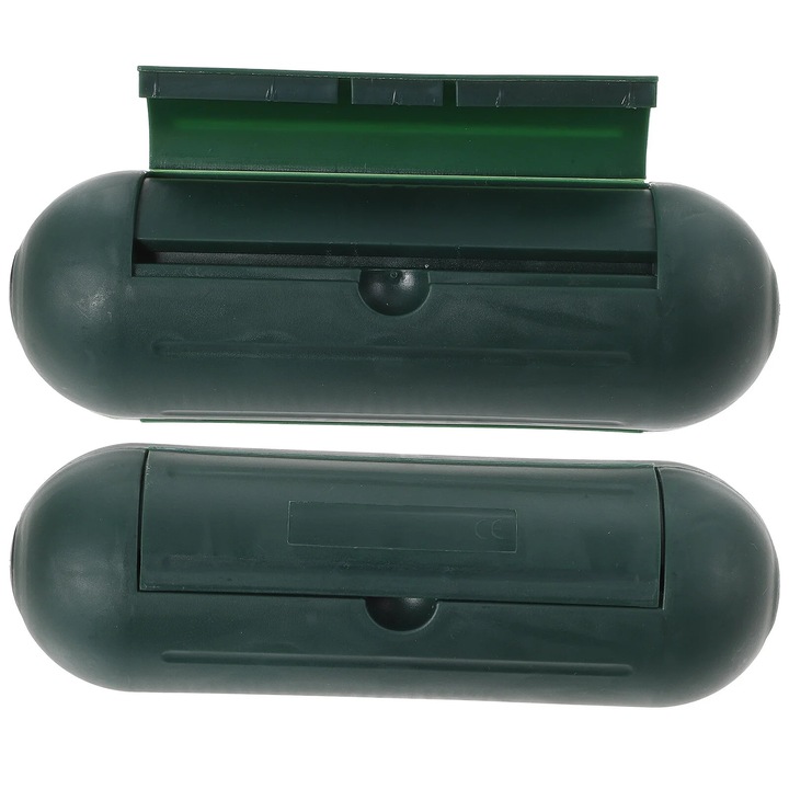 Cutie de conectare electrica etansa ZYBLSSBB LSM2xh2363-BCS0094369, ABS rezistent UV, compatibila cu mufe drepte si unghiulare, verde inchis, set 2 buc., 20 x 6 x 6 cm
