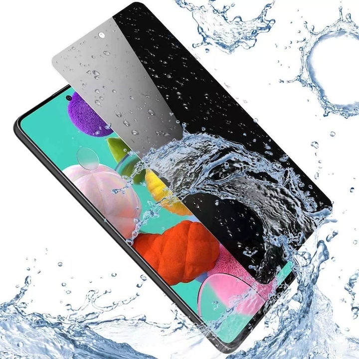 Folie Privacy compatibila cu Samsung Galaxy S23 FE 5G, Calitate Premium