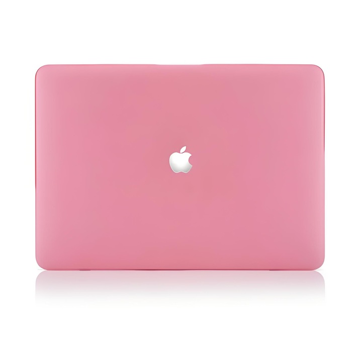 Husa de protectie pentru MacBook Air 13.3 inch, roz, carcasa rigida din PVC, ultra subtire, cu ventilare eficienta