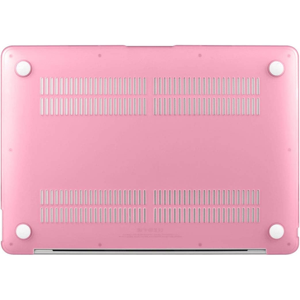 Husa pentru laptop pentru MacBook Air A3240/ M3113 /M2/ A2681, 13,6 inch, material PVC, roz, design decupat