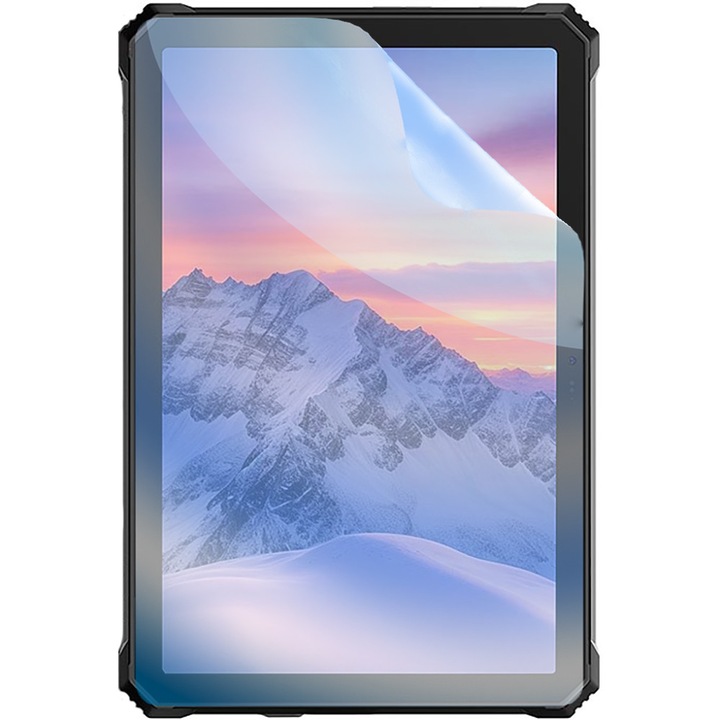 Blue Guard OptiShield szilikonfólia Blackview Active 10 Pro-hoz, tükröződésmentes, ütésálló, karcálló, kék fényszűrő a szem védelmére, egyszerű felvitel, átlátszó