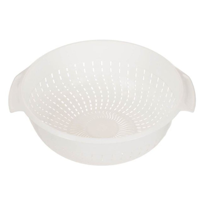 Бял пластмасов гевгир 29x10 см