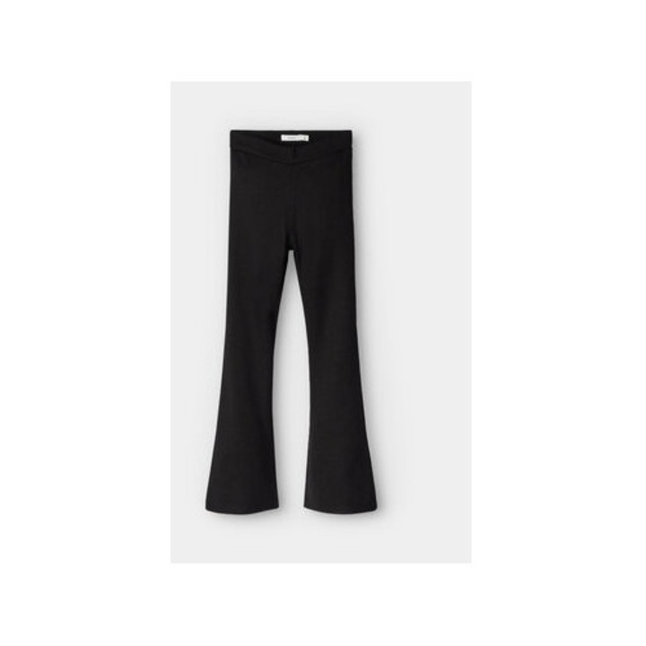 Pantaloni fete, Name It, 303697556, Viscoza/Poliester, Negru, Negru