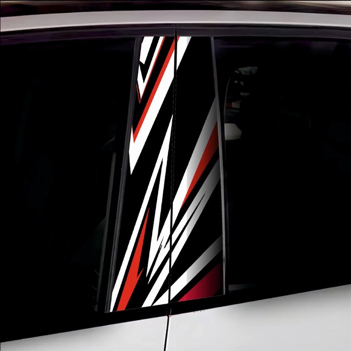 Set 2 stickere decorative pentru stalpii usilor, print autoadeziv de inalta rezolutie, dimensine 2 buc x 50 x 22 cm, cod: AVX-SSU-29