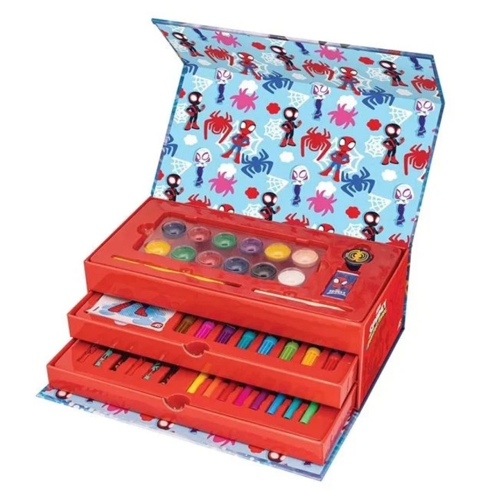 Set de Colorat in Valiza de Carton, Marvel Spidey