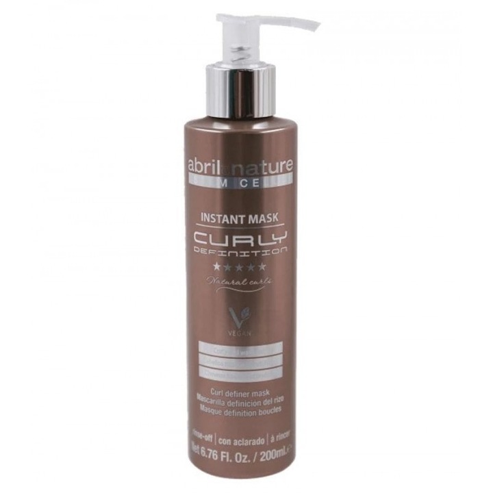 Masca pentru par cret Curly Definition Abril et Nature, 200 ml