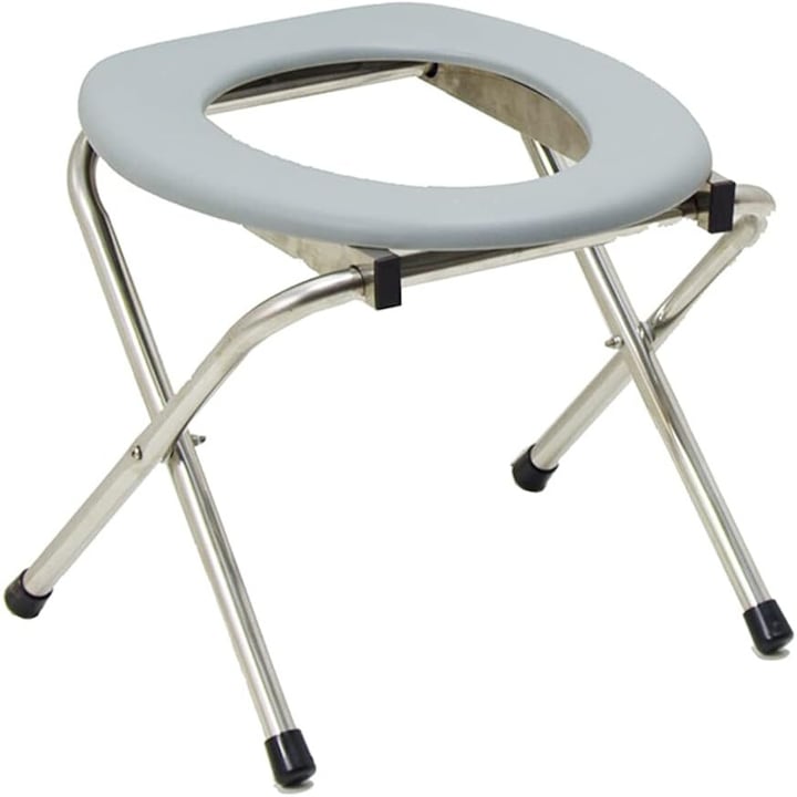 Turista hordozható WC összecsukható, 120 kg-ig, Szürke