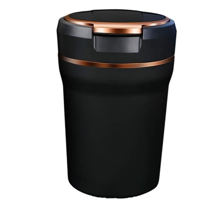 LYCENXI kerámia hamutartó kék LED-del, levehető, könnyen tisztítható, fekete, 82x124mm