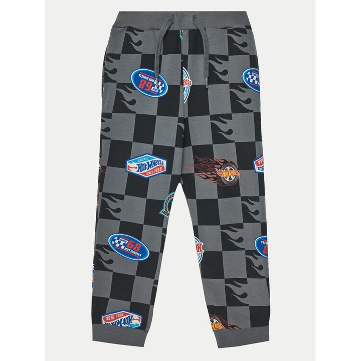 Pantaloni baieti, Name It, 304719158, Bumbac, Gri, Gri