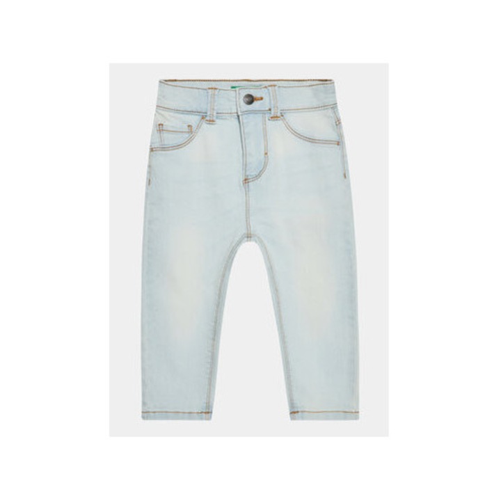 Lányka nadrág, United Colors Of Benetton, 303215002, Pamut/Poliészter, Kék, Kék