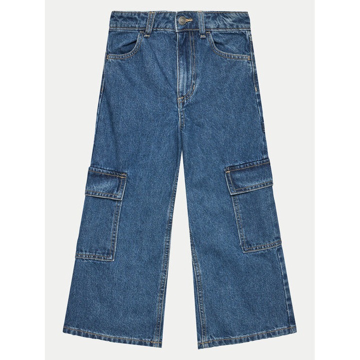 Lany nadrag, United Colors Of Benetton, 304279966, Pamut, Kek, Kék