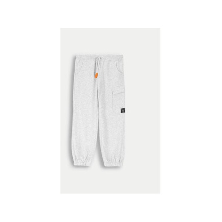 Lányka nadrág, Coccodrillo, 304481024, Pamut/Poliészter, Szürke, Szürke