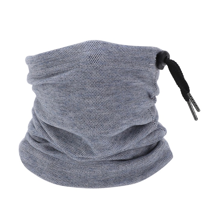 Esarfa pentru adulti Enforose, sporturi in aer liber, gri-albastru, 48g