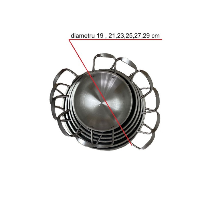 Set 6 tigai, TIP Wok, usor de folosit si curatat