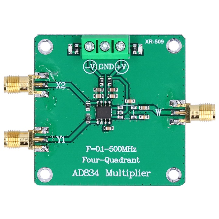 Modul de amestecare RF PCB 4 cuadrante Placa de multiplicare analogica Piese echipament de testare 0,1-500MHz AD834 Enforose