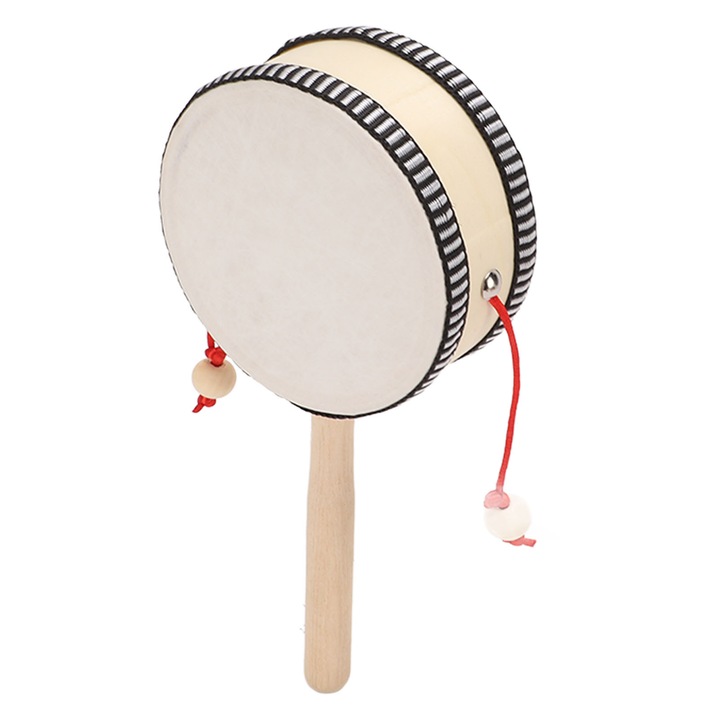 Csörgő játék, Enforose, kézi dob, fa/bőr