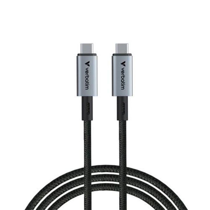 Cablu USB, Verbatim Sync / Charge USB-C la USB-C 240W 40 Gbps 120 cm