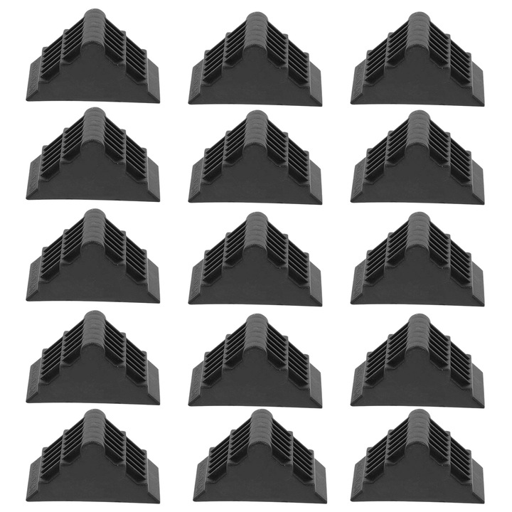 YANYXR sarokvédők képkeretekhez, fekete, 6.5x5x3cm, 100 db-os szett