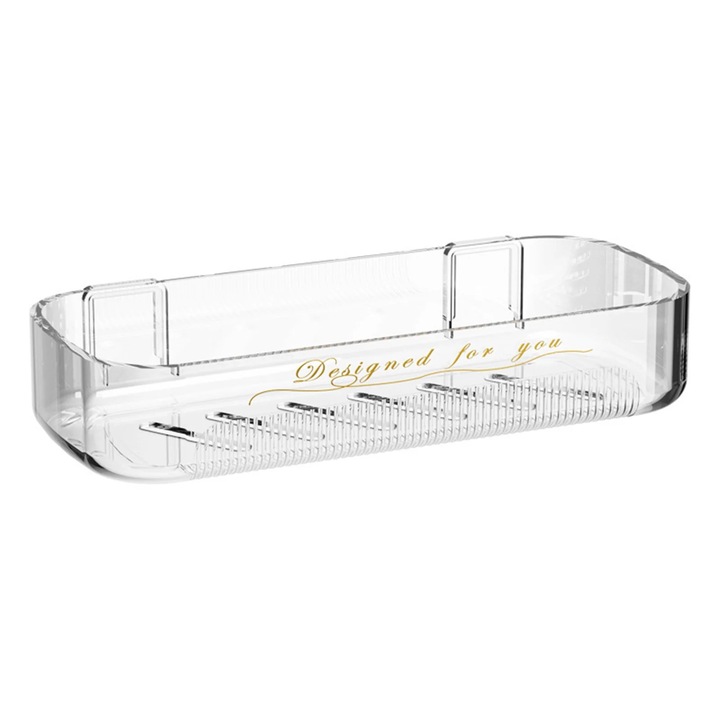 Rafturi suspendate, plastic, alb, 1x, 30x10x5cm
