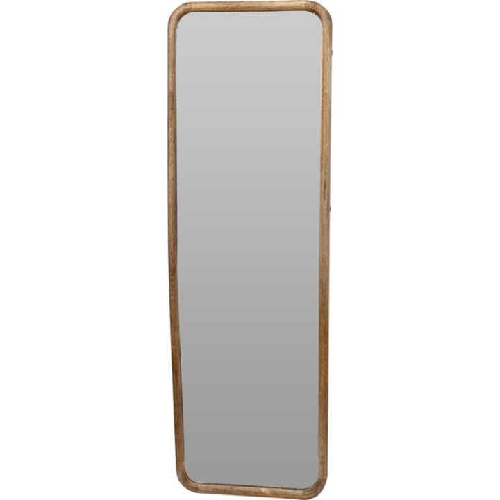 Голямо стенно огледало Home Styling Collection, мангово дърво, правоъгълно, 36x2,5x115см