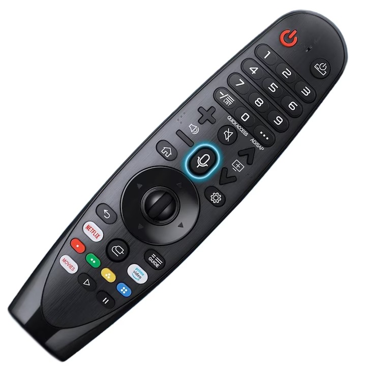 KNTECH® távirányító, AN-MR19BA Magic LG Smart TV-hez, hangvezérlés, egér/mutató, Netflix, Prime video