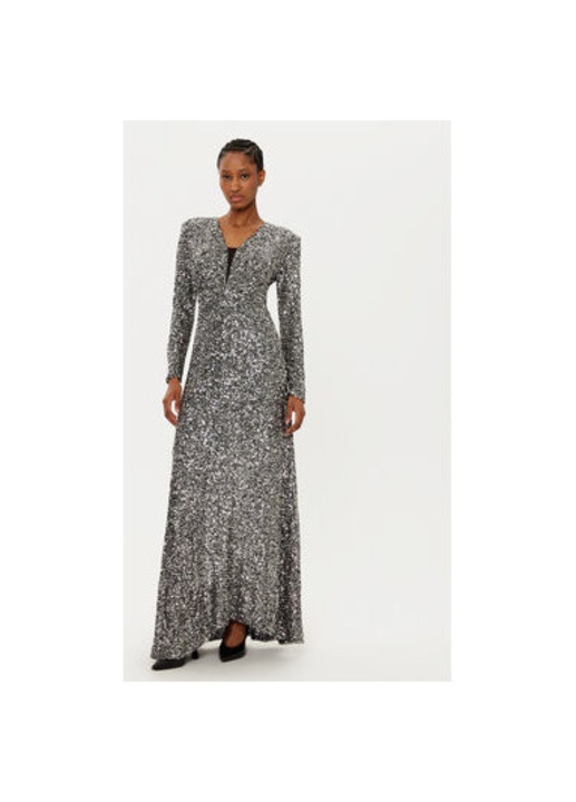 Rochie dama, Rinascimento, 305119179, Poliester reciclat, Argintiu, Argintiu