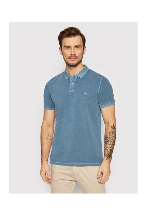 Tricou barbati, Marc O Polo, 209845433, Bumbac organic, Albastru, Albastru, M