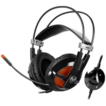 Casti gaming cu microfon Somic G938, USB, Negru Casti gaming cu microfon Somic G938, USB, Negru