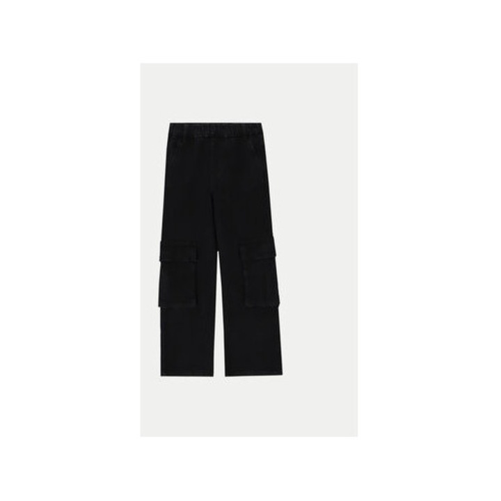 Gyereknadrág, Coccodrillo, bő farmer, fekete, pamut