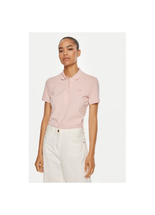 Női póló, Lacoste, 208451635, Pamut, Rózsaszín, Rózsaszín, 40