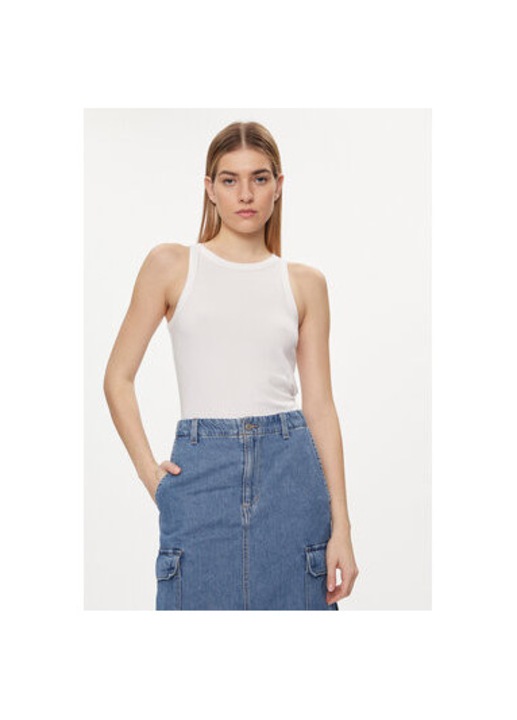 Дамска тениска, Levi's, 303866594, Модал, 2XS INTL, Бяла