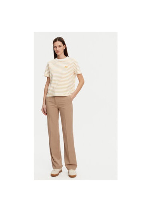 Дамска тениска, Marc O'Polo, 304884771, Органичен памук, Оранжев, Оранжев