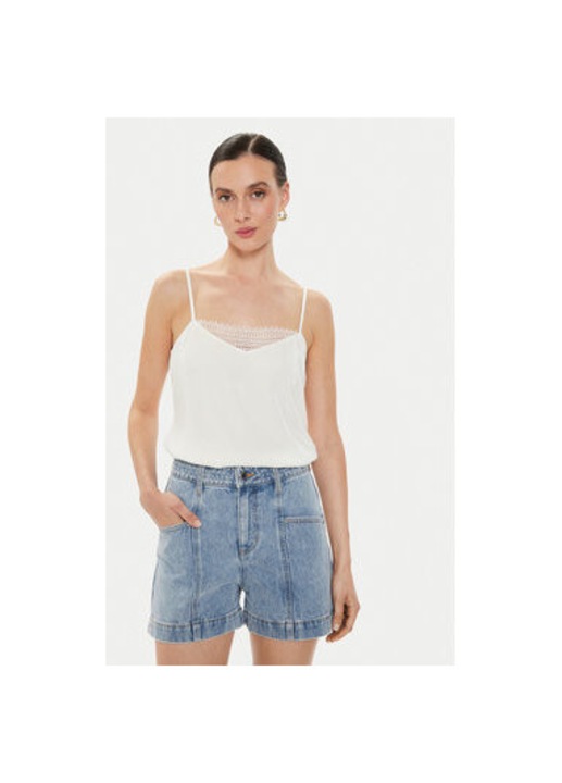 Tricou dama, Morgan, 303919849, Poliester, Bej, Bej, XS