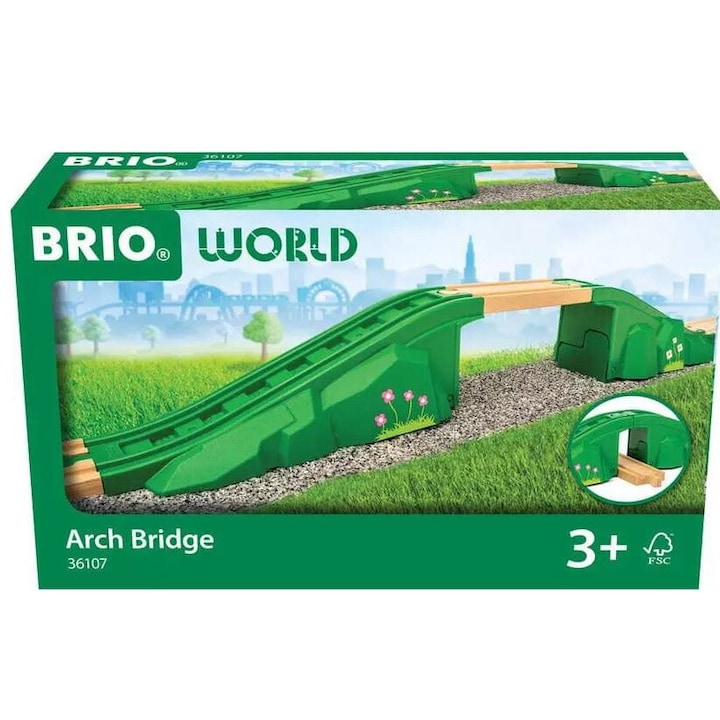 Pod feroviar, BRIO, model 36107, 25x15x8cm