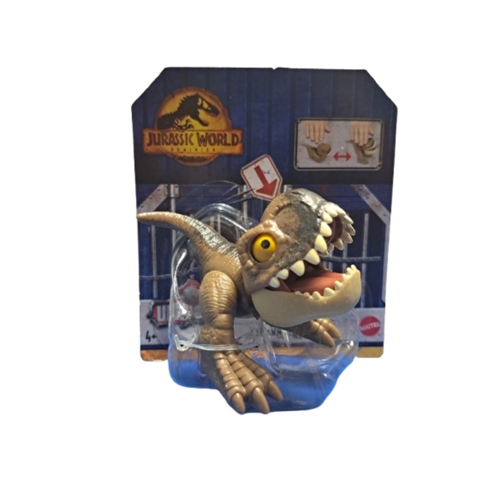 Фигурка от Джурасик свят без клетка, Тиранозавър Рекс, 8 см, многоцветна