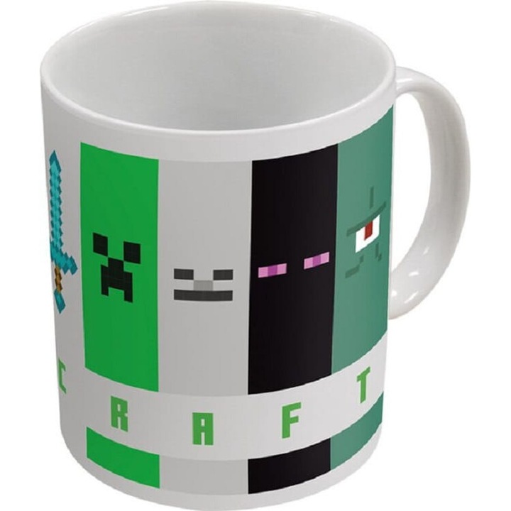 Hőre változó bögre Minecraft, Stor, 325ml, többszínű