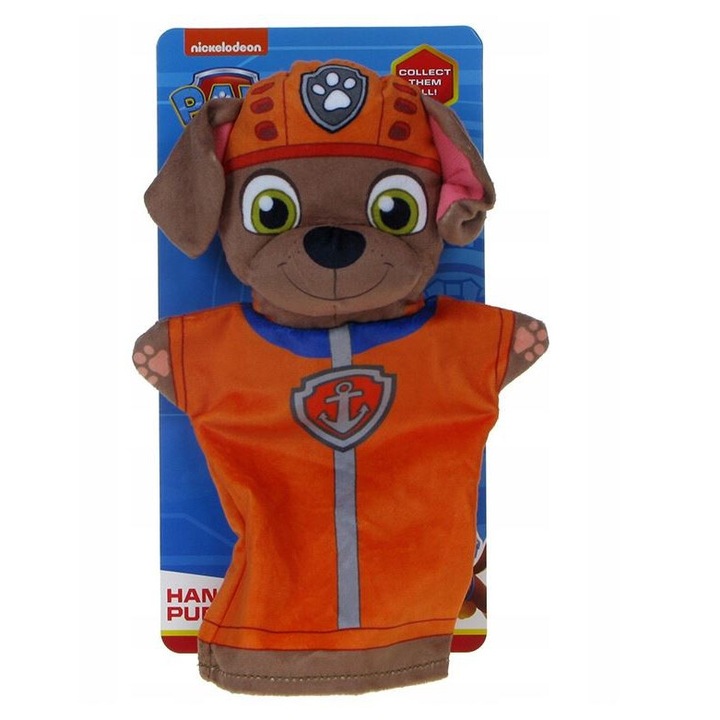 Papusa de mana Zuma, Psi Patrol, 26cm, pentru copii peste 3 ani