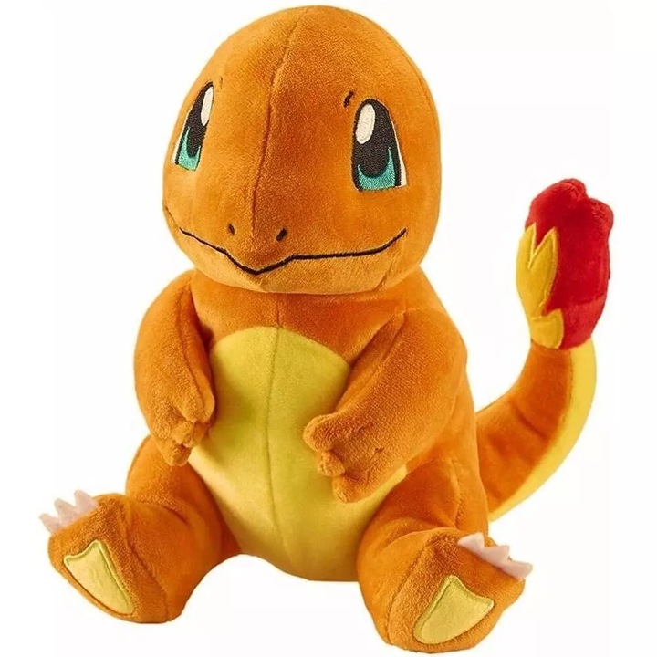 Jucarie de plus, Charmander, 20 cm, portocalie
