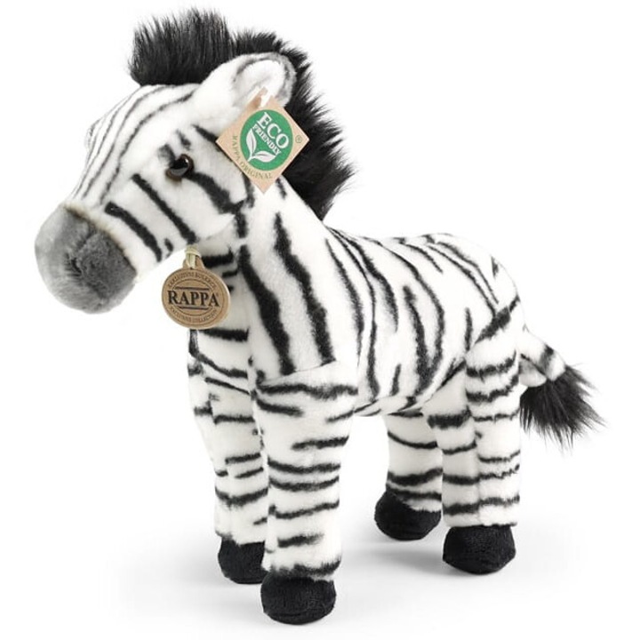 Плюшена играчка, Рапа, зебра, 30 см, екологична